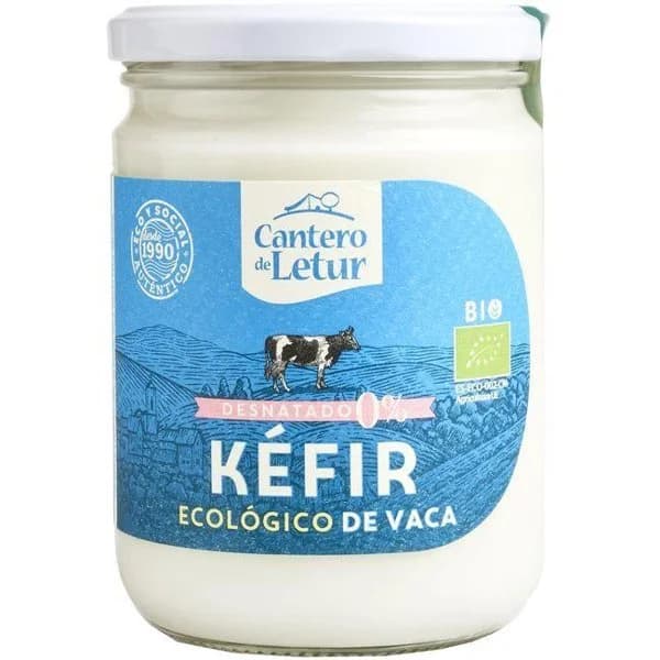 Queso Kéfir eco de vaca 0% CANTERO DE LETUR , frasco 420 g - 1 ud - Imagen del producto en Findit
