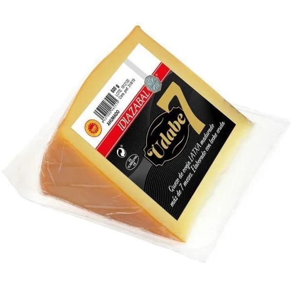 Queso Idiazabal D.O. ahumado 7 meses UDABE, cuña 250 g - 1 ud - Imagen del producto en Findit