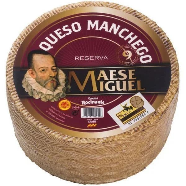 Queso manchego DOP Reserva MAESE MIGUEL, al corte, compra mínima 250 g - 1 ud - Imagen del producto en Findit