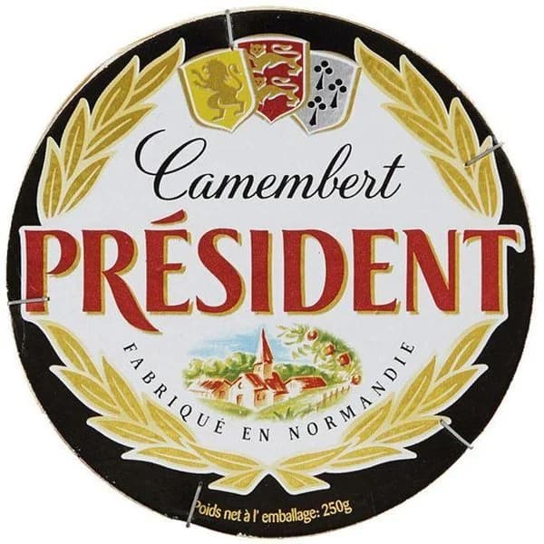 Queso Camembert PRESIDENT, caja 250 g - 1 ud - Imagen del producto en Findit