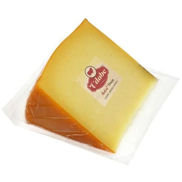Queso de oveja de leche cruda ahumado UDABE, cuña 250 g - 1 ud - Imagen del producto en Findit