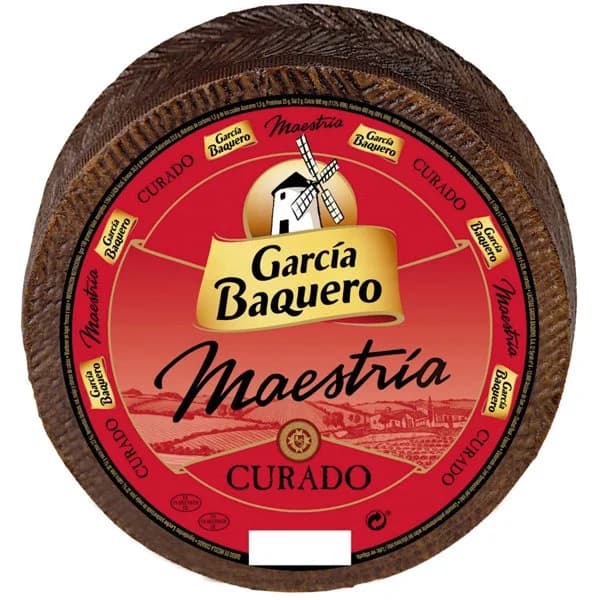 Queso mezcla curado GARCÍA BAQUERO, al corte, compra mínimo 250 g - 1 ud - Imagen del producto en Findit