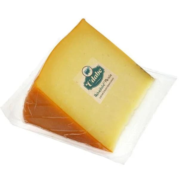 Queso mezcla de leche cruda ahumado UDABE, cuña 250 g - 1 ud - Imagen del producto en Findit