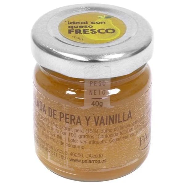 Dulce de pera y vainilla, PAIARROP, frasco 40 g - 1 ud - Imagen del producto en Findit