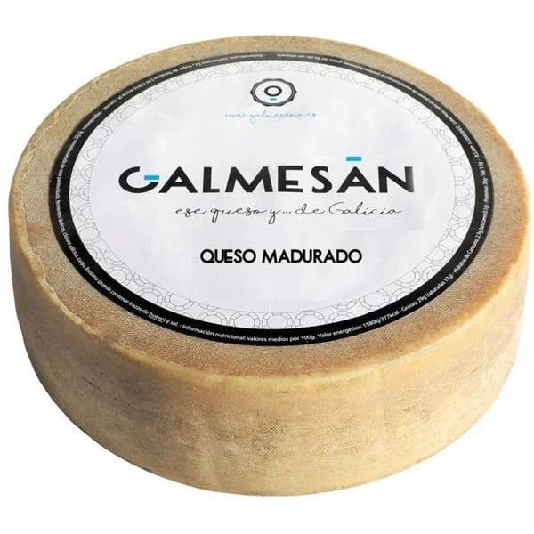 Queso curado de vaca gallego GALMESAN, al peso, compra mínima 250 g - 1 ud - Imagen del producto en Findit