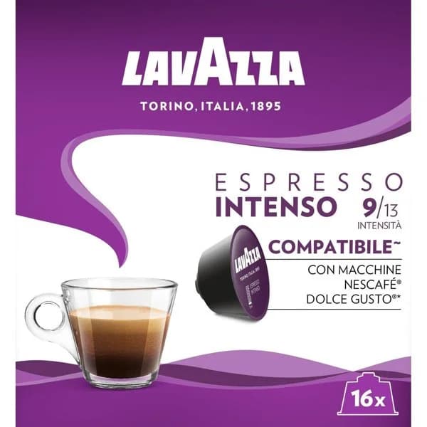 Café intenso compatible Dolce Gusto LAVAZZA, caja 16 uds - 1 ud - Imagen del producto en Findit