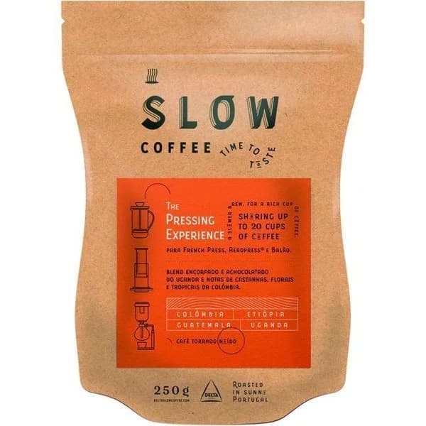 Café molido slow press DELTA, bolsa 250 g - 1 ud - Imagen del producto en Findit