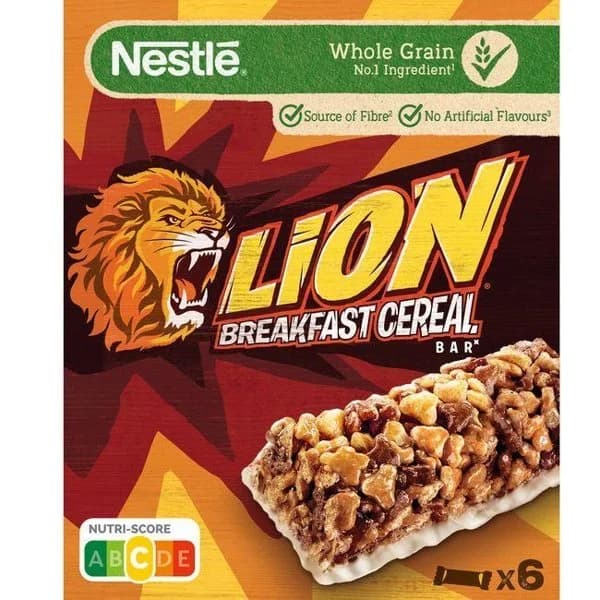 Barritas de cereales NESTLÉ Lion, caja 150 g - 1 ud - Imagen del producto en Findit