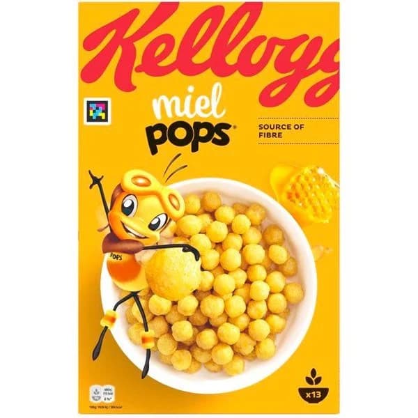 Cereales Miel Pop's KELLOGGS, caja 400 g - 1 ud - Imagen del producto en Findit