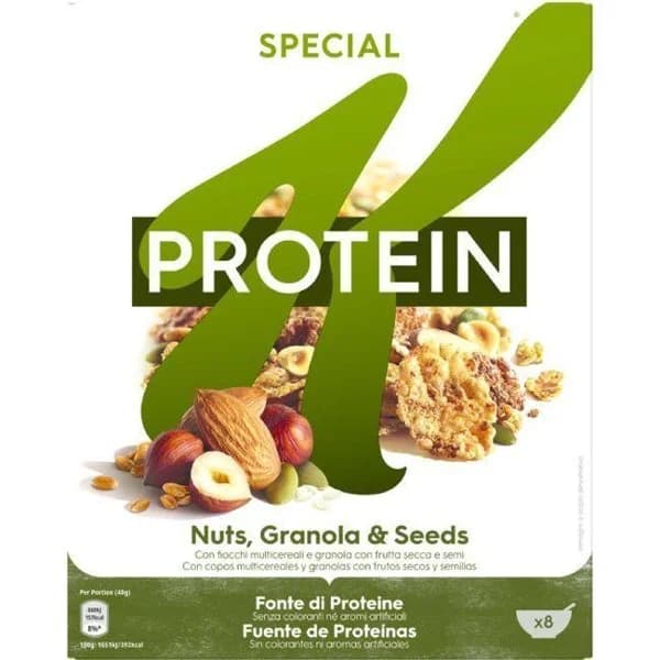 Proteina frutos secos KELLOGG`S Special K, caja 320 g - 1 ud - Imagen del producto en Findit