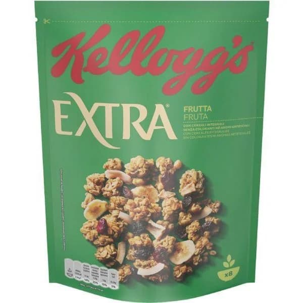 Cereales de fruta KELLOGG`S Extra, bolsa 375 g - 1 ud - Imagen del producto en Findit