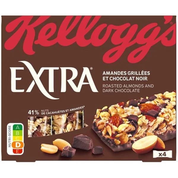 Barrita de almendra-chocolate EXTRA, caja 128 g - 1 ud - Imagen del producto en Findit