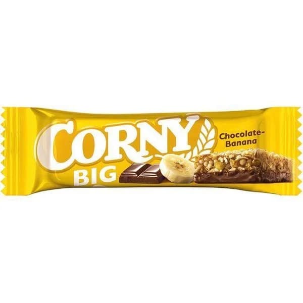 Barrita de cereal chocolate banana CORNY, 1 ud, 50 g - 1 ud - Imagen del producto en Findit