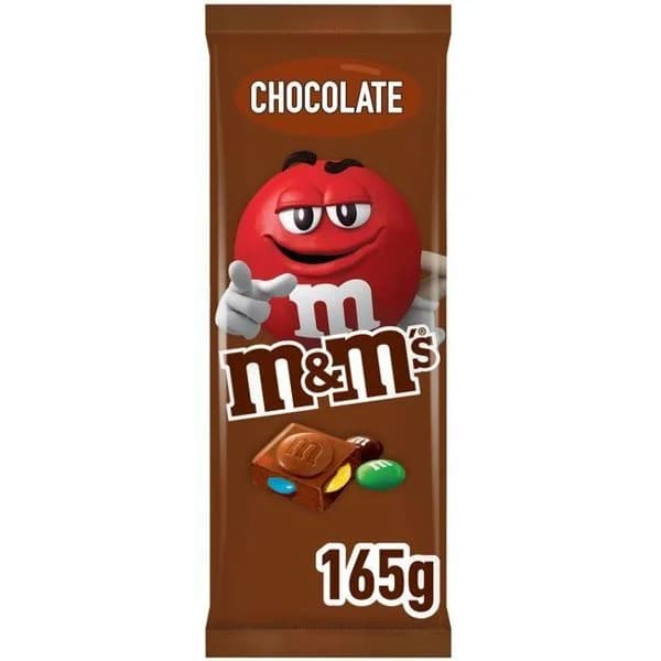 Chocolate con leche M&M's, tableta 165 g - 1 ud - Imagen del producto en Findit