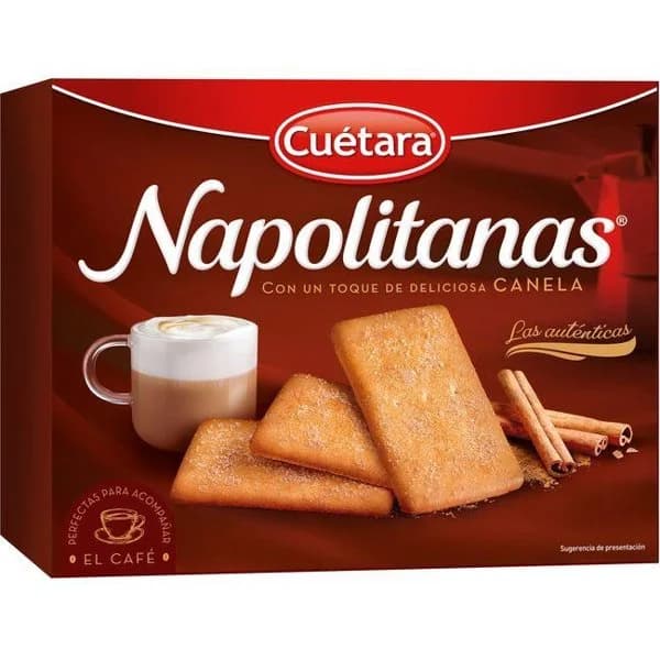 Galleta napolitana CUÉTARA, caja 426 g - 1 ud - Imagen del producto en Findit