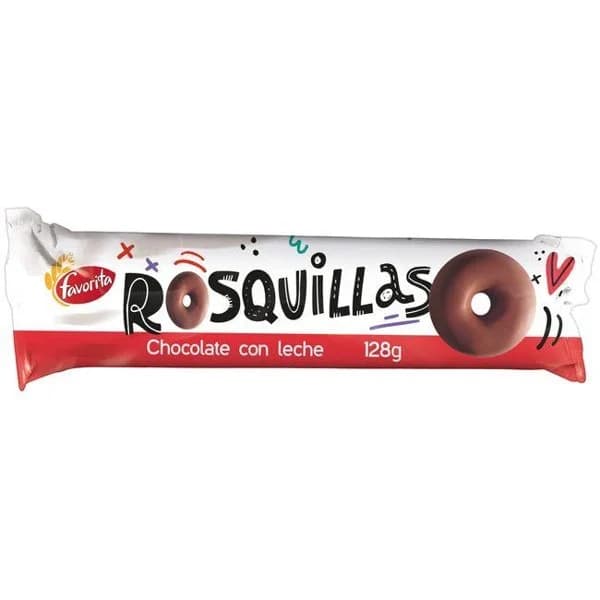 Rosquilla de leche FAVORITA, paquete 128 g - 1 ud - Imagen del producto en Findit