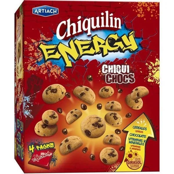 Chiquilín Energy Chiquichocs ARTIACH, caja 140 g - 1 ud - Imagen del producto en Findit