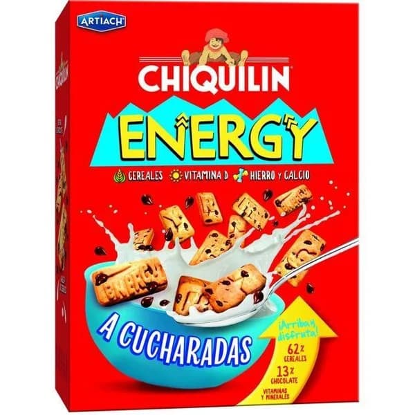Galleta Chiquilin Energy a cucharadas ARTIACH, caja 310 g - 1 ud - Imagen del producto en Findit