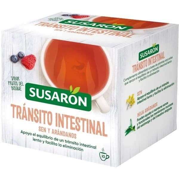 Infusión tránsito intestinal SUSARON, caja 10 uds - 1 ud - Imagen del producto en Findit