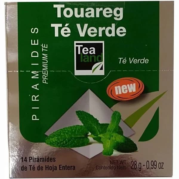 Té verde Touareg TEALAND, caja 14 sobres - 1 ud - Imagen del producto en Findit