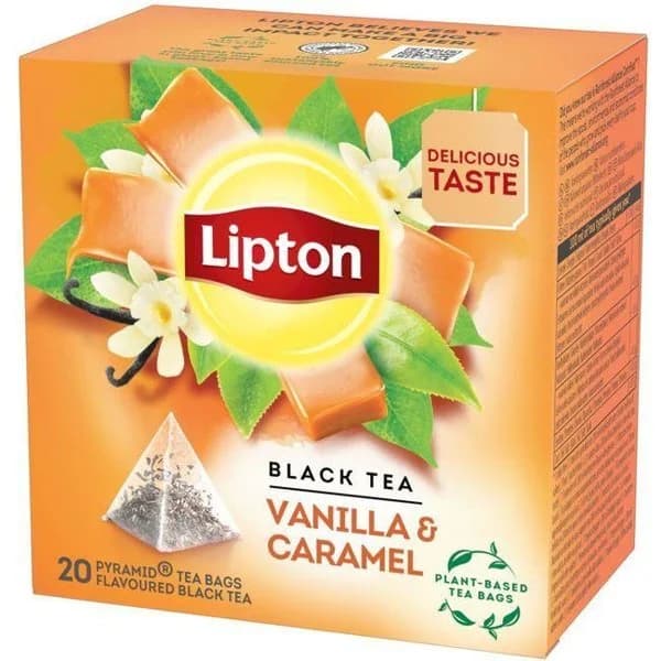 Té de vainilla-caramelo LIPTON, caja 20 sobres - 1 ud - Imagen del producto en Findit