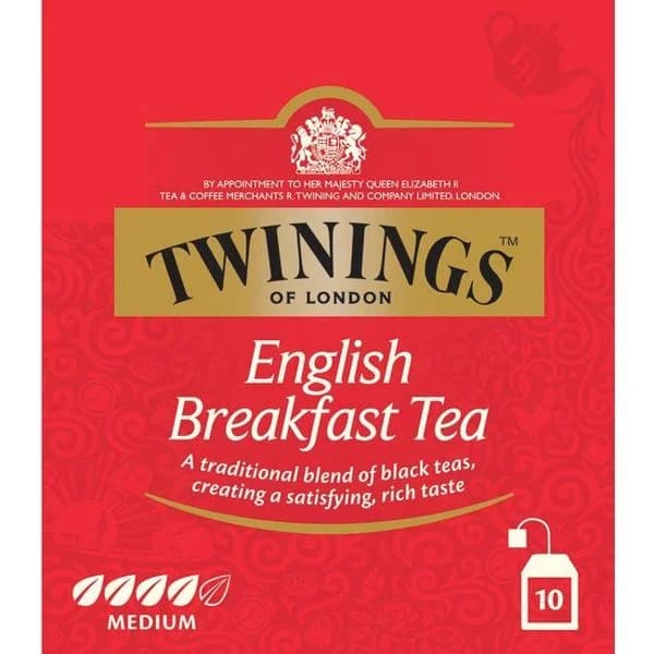 Té English Breakfast TWININGS, caja 10 sobres - 1 ud - Imagen del producto en Findit