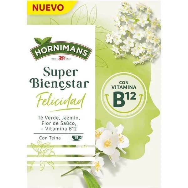 Infusión bienestar felicidad HORNIMANS, caja 15 uds - 15 ud - Imagen del producto en Findit