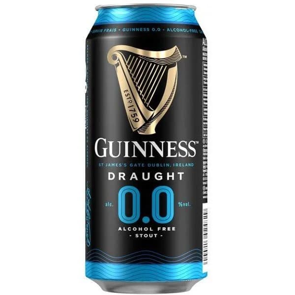 Cerveza 0,0 GUINNESS, lata 44 cl - 1 ud - Imagen del producto en Findit