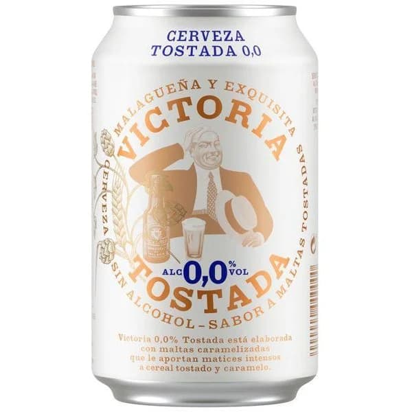 Cerveza 0,0 tostada VICTORIA, lata 33 cl - 1 ud - Imagen del producto en Findit
