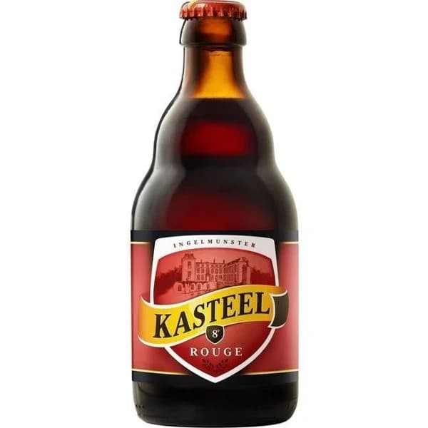 Cerveza belga Rouge KASTEEL, botellín 33 cl - 1 ud - Imagen del producto en Findit
