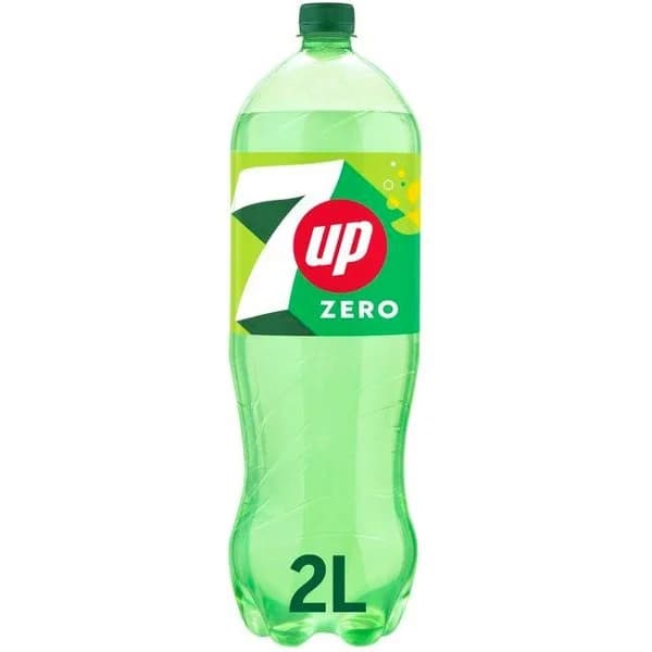 Refresco de lima limón SEVEN UP ZERO, botella 2 litros - 1 ud - Imagen del producto en Findit