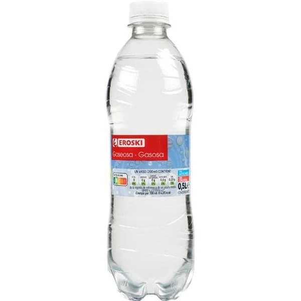 Gaseosa EROSKI, botella 50 cl - 1 ud - Imagen del producto en Findit