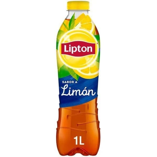 Té negro limón LIPTON, botella 1 litro - 1 ud - Imagen del producto en Findit