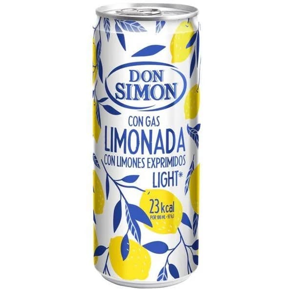 Limonada con gas sabor limón DON SIMÓN, lata 33 cl - 1 ud - Imagen del producto en Findit