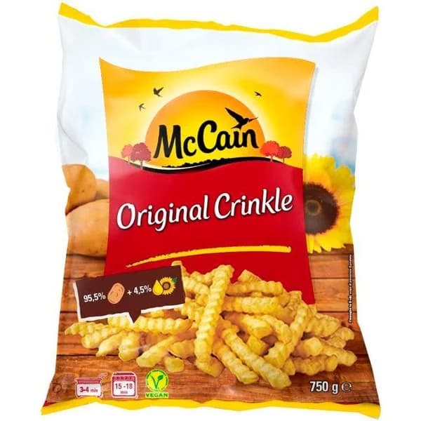 Patatas original crinkle MC CAIN, bolsa 750 g - 1 ud - Imagen del producto en Findit