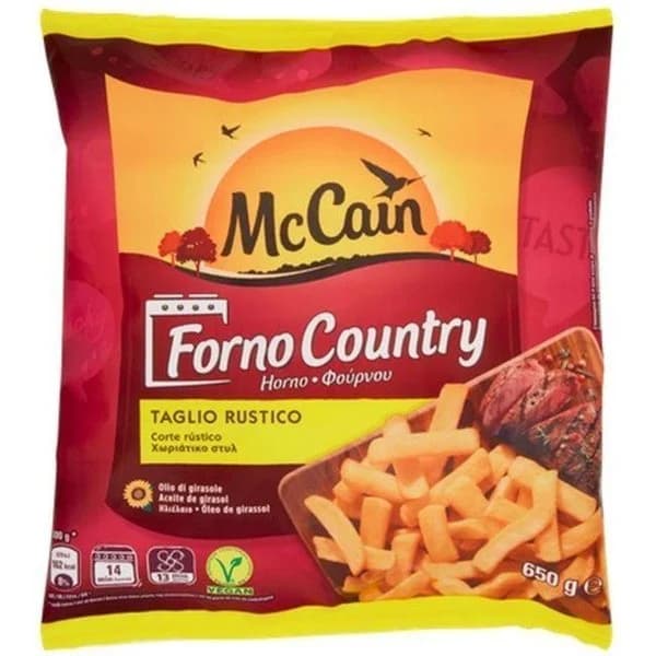 Patatas forno country MCCAIN, bolsa 650 g - 1 ud - Imagen del producto en Findit