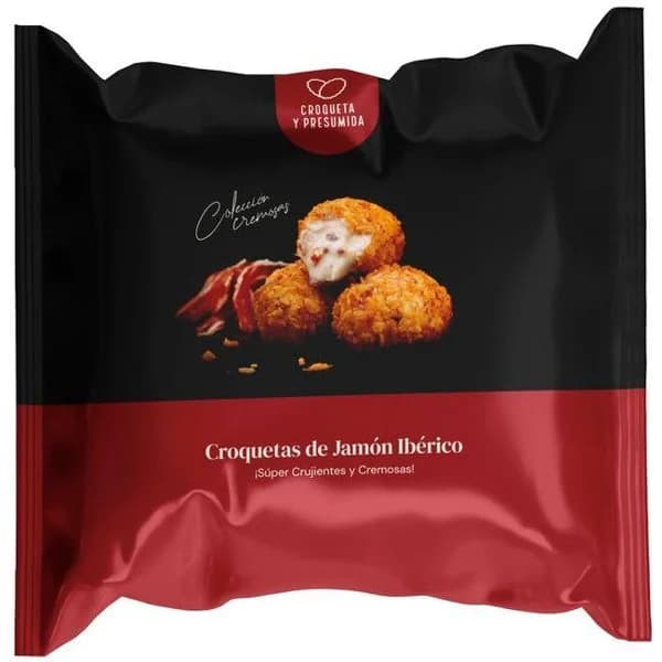 Mini croqueta de jamón ibérico CROQUETA Y PRESUMIDA, bolsa 400 g - 1 ud - Imagen del producto en Findit