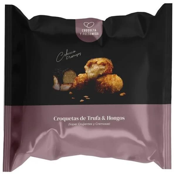 Mini croqueta de trufa-hongos CROQUETA Y PRESUMIDA, bolsa 400 g - 1 ud - Imagen del producto en Findit