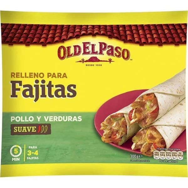 Preparado para fajitas OLD EL PASO, paquete 300 g - 1 ud - Imagen del producto en Findit