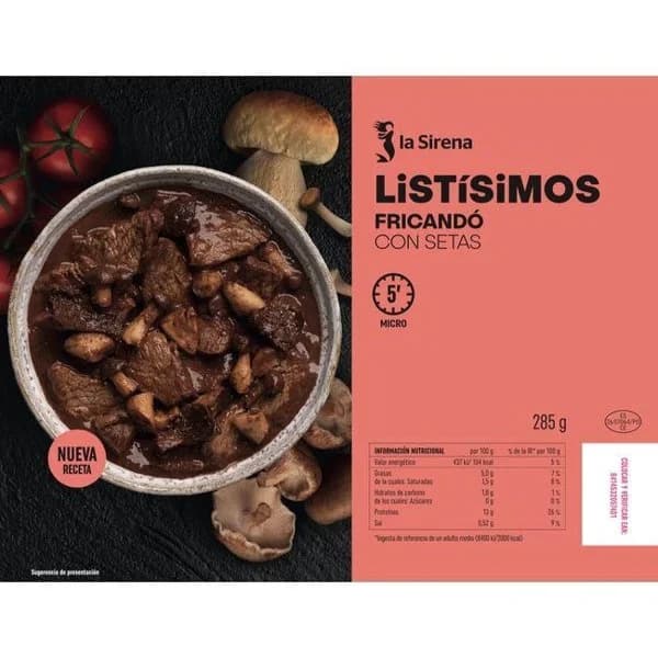 Fricando de ternera LA SIRENA, caja 285 g - 1 ud - Imagen del producto en Findit