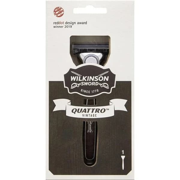 Máquina de afeitar WILKINSON QUATTRO VINTAGE, pack 1 ud - 1 ud - Imagen del producto en Findit