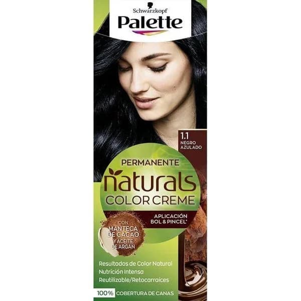 Tinte Color Cr. N.1.1 negro azulado PALETTE NATURALS, caja 1 ud. - 1 ud - Imagen del producto en Findit