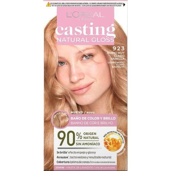 Tinte para el pelo 923 CASTING NATURAL GLOSS. caja 1 ud - 1 ud - Imagen del producto en Findit