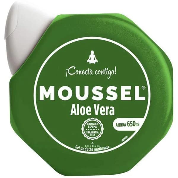 Gel de ducha aloe vera MOUSSEL, bote 650 ml - 1 ud - Imagen del producto en Findit