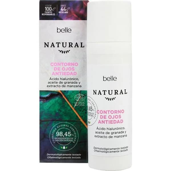 Contorno de ojos antiedad BELLE NATURAL, bote 30 ml - 1 ud - Imagen del producto en Findit