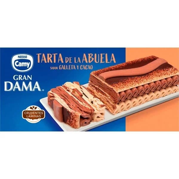 Tarta Gran Dama Abuela NESTLÉ CAMY, caja 750 ml - 0.41 kg - Imagen del producto en Findit