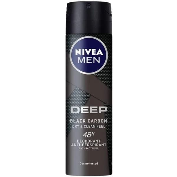 Desodorante para hombre Deep NIVEA MEN, spray 150 ml - 1 ud - Imagen del producto en Findit