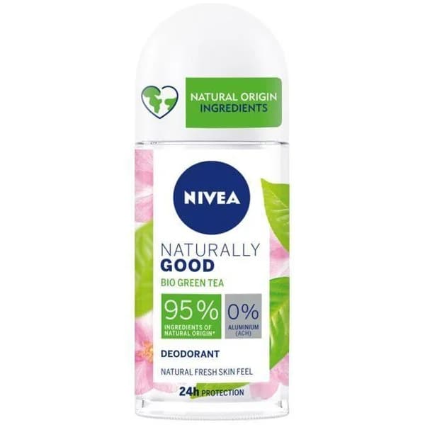 Desodorante naturally good te verde NIVEA, roll on 50 ml - 1 ud - Imagen del producto en Findit