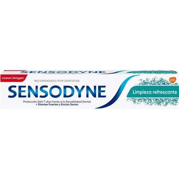 Pasta de dientes limpieza refrescante SENSODYNE, tubo 75 ml - 1 ud - Imagen del producto en Findit