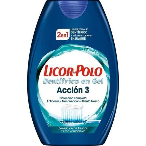 Dentífrico 2en1 Acción 3 LICOR DEL POLO, bote 75 ml - 1 ud - Imagen del producto en Findit